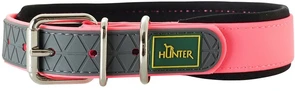 Hunter ошейник для собак Convenience Comfort 55 (42-50 см)/2,5 см биотановый с мягкой горловиной розовый неон 63108