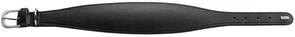 Hunter ошейник для собак Super Soft селедка 42 (33-39)/6 см натуральная кожа черный 62503