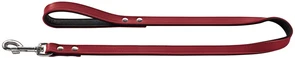 Hunter поводок для собак Basic 18/100 кожа красный 46966