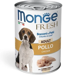 {{photo.Alt || photo.Description || 'Консервы для собак MONGE Dog Fresh Chunks in Loaf мясной рулет с курицей'}}