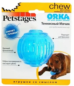 Petstages игрушка для собак "ОРКА теннисный мяч" 6 см 235REX