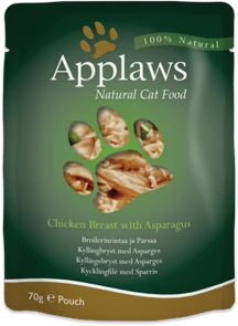 Пауч APPLAWS для взрослых кошек c курицей и cпаржей Cat Chicken Asparagus 24360