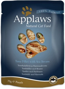 Пауч APPAWS для взрослых кошек с тунцом и морским окунем Cat Tuna Seabream 24363