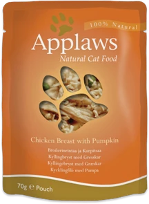 Пауч APPLAWS для взрослых кошек с курицей и тыквой Cat Chicken Pumpkin 24361