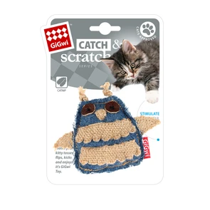 Игрушка GIGWI для кошек Сова с кошачьей мятой 75406