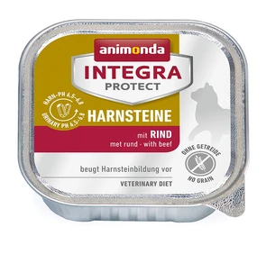 Консервы Animonda Integra Urinary c говядиной для кошек при мочекаменной болезни 001/86608
