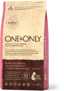 {{photo.Alt || photo.Description || 'Сухой корм ONE&amp;ONLY для щенков всех пород с индейкой и рисом Puppy Turkey/Rice'}}