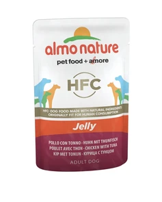 {{photo.Alt || photo.Description || 'Пауч ALMO NATURE Classic Jelly Chicken and Tuna для собак с курицей и тунец в желе'}}