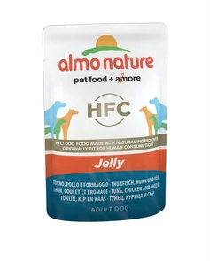 {{photo.Alt || photo.Description || 'Пауч ALMO NATURE Classic Jelly Tuna Chicken and Cheese для собак тунец с курицей и сыр в желе'}}