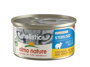 Консервы ALMO NATURE Sterilised мусс для кастрированных кошек с цыпленком