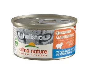 Консервы ALMO NATURE мусс для кошек с жирной рыбой (Holistic Cat wet Maintenance  - with oil fish)) 37592