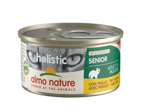 Консервы ALMO NATURE мусс для пожилых кошек с курицей (Holistic Cat wet Senior - with Chicken) 37596