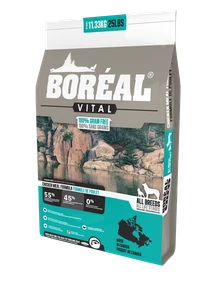 Беззерновой сухой корм BOREAL VITAL для щенков и собак всех пород с курицей ALL BREEDS/ALL LIFE STAGES/CHICKEN MEAL FORMULA
