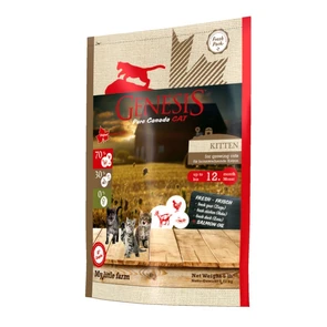 {{photo.Alt || photo.Description || 'Беззерновой сухой корм Genesis Pure Canada для котят с уткой, козой и курицей(My Little Farm Kitten)'}}