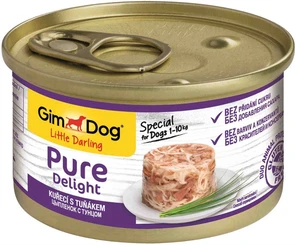 Консервы GimDog Pure Delight для собак из цыпленка с тунцом в желе