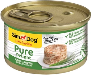 Консервы GimDog Pure Delight для собак из цыпленка с ягненком в желе