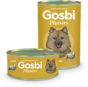 Консервы Gosbi Plaisirs для собак с ягненком и овощами (Lamb) 11098