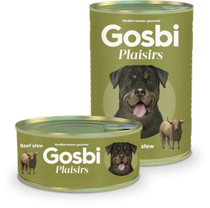 Консервы Gosbi Plaisirs для собак тушеная говядина с овощами (Beef Stew) 11088