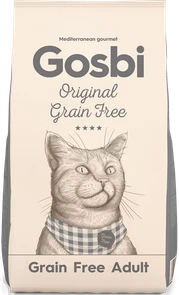 Беззерновой сухой корм GOSBI Original для взрослых кошек с курицей (Grain Free Adult Cat) 11349