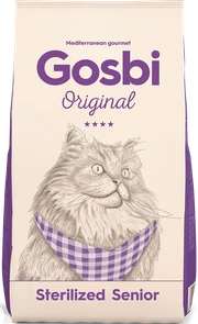 Сухой корм GOSBI Original для пожилых стерилизованных кошек для с курицей и индейкой (Sterilized SeniorCat) 11346