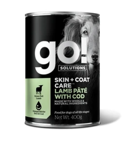 Консервы GO! для щенков собак с ягненком и треской (GO! Skin + Coat Lamb Pate with Cod DF)