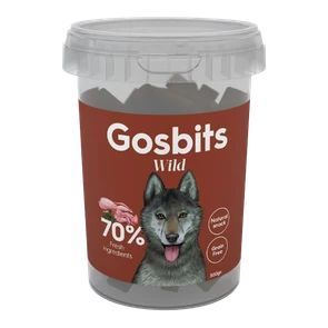 Лакомство полувлажное Gosbits для собак из мяса кролика, утки и перепела (Gosbits Wild) 9939