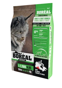 Безерновой сухой корм Boreal Original для котят и кошек с индейкой и форелью CAT FOOD/ALL BREEDS/ALL LIFE STAGES/TURKEY AND TROUT FORMULA С0421
