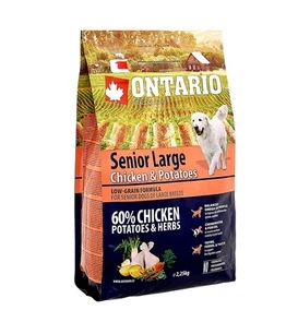 {{photo.Alt || photo.Description || 'Сухой корм ONTARIO для пожилых собак крупных пород с курицей и картофелем'}}