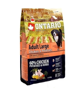 {{photo.Alt || photo.Description || 'Сухой корм ONTARIO для взрослых собак крупных пород с курицей и картофелем'}}