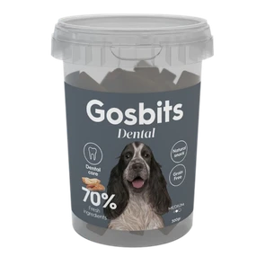 Лакомство полувлажное Gosbits Dental Защита зубов для собак средних пород 9936