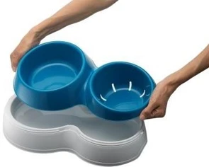 {{photo.Alt || photo.Description || 'Миска для собак двойная BAMA PET CIOTOLOTTO M 1500-1200 мл 44х57х12h см'}}