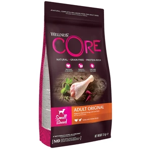 {{photo.Alt || photo.Description || 'Беззерновой сухой корм WELLNESS CORE для собак мелких пород с индейкой и курицей Small Breed Original Turkey Recipe'}}
