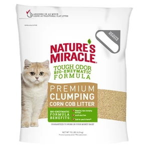 {{photo.Alt || photo.Description || 'Комкующийся кукурузный наполнитель 8in1 Nature's Miracle Premium Natural Care для кошачьего туалета'}}