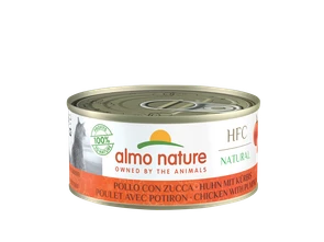 {{photo.Alt || photo.Description || 'Консервы ALMO NATURE для взрослых кошек с курицей и тыквой Natural - Chicken with Pumpkin 150 гр'}}