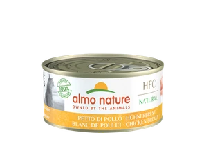 Консервы ALMO NATURE для взрослых кошек куриная грудка Natural - Chicken Breast 150 гр
