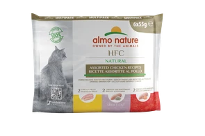 {{photo.Alt || photo.Description || 'Набор паучей ALMO NATURE для взрослых кошек с курицей 6 шт. по 55 гр. Multipack Classic Assorted Сhicken'}}