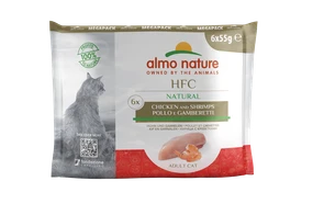 {{photo.Alt || photo.Description || 'Набор паучей ALMO NATURE для взрослых кошек курицей и креветками набор 6 шт. по 55 гр. Multipack Classic Chicken/Shrimps '}}
