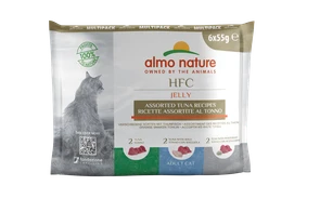 {{photo.Alt || photo.Description || 'Набор паучей ALMO NATURE для взрослых кошек с тунцом 6 шт. по 55 гр. Multipack ClassicClassic Jelly Tuna'}}