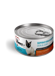 {{photo.Alt || photo.Description || 'Консервы 1st CHOICE для взрослых кошек с тунцом и папайей Skin/Coat Hairball Control Tuna with Papaya Adult'}}