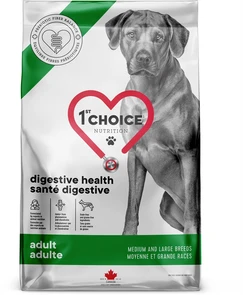 Беззерновой сухой корм 1st Choice Care для собак средних и крупных пород с курицей поддержка пищеварения Digestive Health