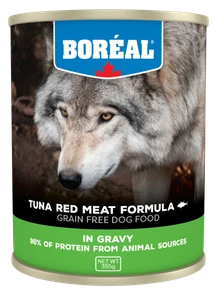 Беззерновые консервы BOREAL для щенков и собак красное мясо тунца в соусе (Tuna Red Meat Formula)