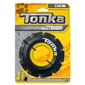 Игрушка для собак Tonka Игрушка Шина с желтой вставкой диаметр 12,7 см (для средних и крупных пород) 5323