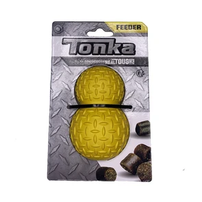 {{photo.Alt || photo.Description || 'Игрушка-дозатор под лакомства для собак Tonka рифленая размер 10,2 см (для средних пород)'}}