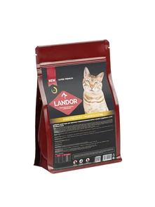 Сухой корм LANDOR для стерилизованных кошек с курицей, индейкой и уткой