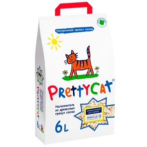 {{photo.Alt || photo.Description || 'Древесный наполнитель PrettyCat Wood Granules для кошек и котов'}}