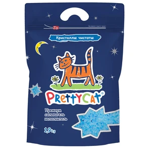 {{photo.Alt || photo.Description || 'Силикагелевый наполнитель PrettyCat Кристаллы чистоты с ароматизатором Свежесть океана'}}