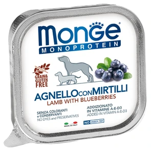 {{photo.Alt || photo.Description || 'Паштет MONGE Monoprotein Fruits для собак из ягненка с черникой Agnelloconmirtilli Lamb with Blueberries'}}