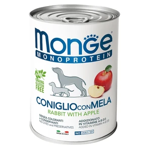 {{photo.Alt || photo.Description || 'Паштет MONGE Monoprotein Fruits для собак из кролика с яблоками Coniglioconmela Rabbit with Apple'}}