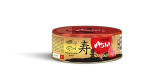 Консервы PRIME ASIA для взрослых кошек с тунцом и каракатицей в желе