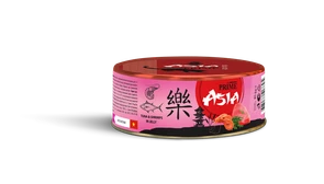 Консервы PRIME ASIA для взрослых кошек с тунцом и креветками в желе